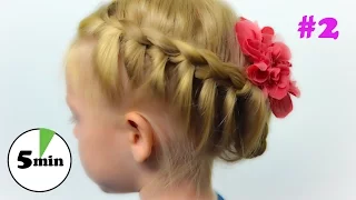 Party hairstyle for little girl #2