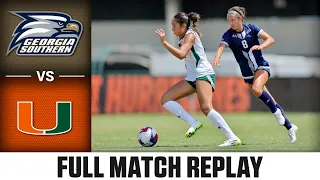 Georgia Southern vs. Miami Full Match Replay | 2023 ACC Women’s Soccer