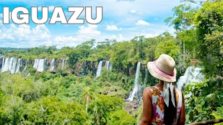 4k Walking Iguazu Falls Lower Walk, Las Cataratas del Iguazú, Cataratas do Iguaçu Argentina