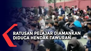 Diduga Hendak Tawuran, Ratusan Pelajar Diamankan Polisi