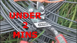 Why Knipex Mini-Bolt Cutters Are Worth It!!! Farmer Review; 6 Years Of Use In Under 2 Mins