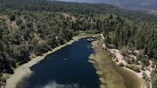 Jenks Lake in San Bernardino National Forest during Summer in Southern California