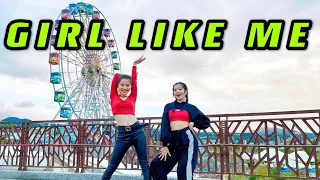 【Girl Like Me】一週瘦3公斤!! 簡單燃酯有氧舞蹈 Cover by -白菜Diva Feat.笑笑Farah