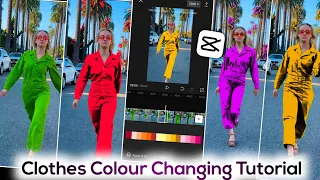 Multiple dress colour change tutorial | Cloth colour change video Editing Naya tarika | viral india