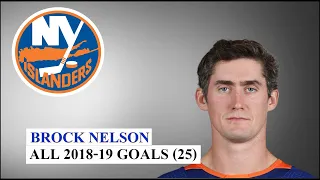 Brock Nelson (#29) All 25 Goals of the 2018-19 NHL Season