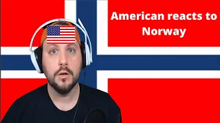 American Reacts to Norway | Geography Now! NORWAY