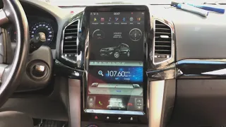 Android магнитола в стиле Tesla для Chevrolet Captiva / Aliexpress