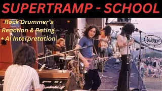 SUPERTRAMP - "School" - Rock Drummer's Reaction & Rating + Chat GPT's 'Take'