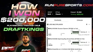 HOW I WON OVER $200K PLAYING DAILY FANTASY BASEBALL ON DRAFTKINGS