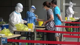 Inside Beijing's nucleic acid testing site in Daxing District