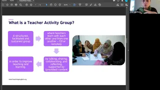 Using Teacher Activity Groups for professional development