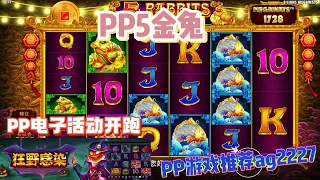 PP电子『5金兔 』转出相同5个图案才会触发奖励#shorts#PP#PPslot#slot#PP电子#wild#jackpot#电玩爆分游戏#电玩游戏解说#电子游戏介绍#电子游戏推荐