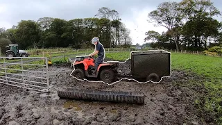 I GOT STUCK... COW JUMPS THE FENCE... CHASING CALVES... WHAT. A. DAY!