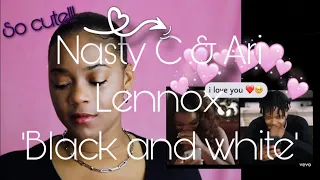 This is so cute!! Nasty C & Ari Lennox ‘black and white’ reaction