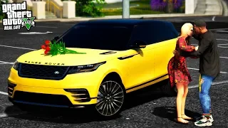 РЕАЛЬНАЯ ЖИЗНЬ В GTA 5 - ПОДАРИЛ СВОЕЙ ДЕВУШКЕ RANGE ROVER VELAR НА ЧИПЕ! САМЫЙ БЫСТРЫЙ КРОССОВЕР!