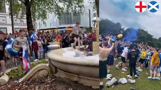 Scotland Fans Go Completely Crazy In London Ahead of Match Against England