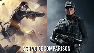 Ash Voice Comparison (Arknights x Rainbow Six Siege)