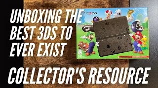 New Nintendo 3DS Super Mario Black White Edition Unboxing (2021) | Collector's Resource