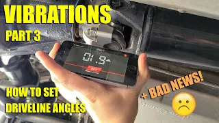 Vibrations Part 3   Driveline angles