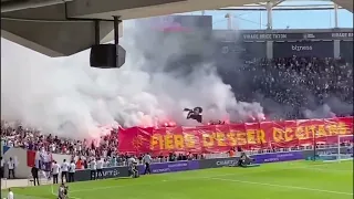 Toulouse vs Montpellier superb atmosphere