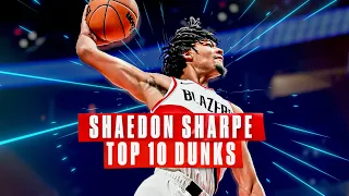 Shaedon Sharpe Top 10 Dunks of the 2022 2023 NBA Season 🔥