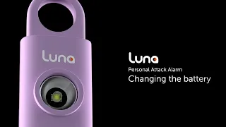 How to change the Defender Luna Personal Attack Alarm batteries