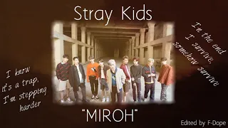 Stray Kids - Miroh (8D music) [vocal reflection + empty stage effect] Wear Headphones!!