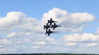 U.S. Navy Blue Angels perform at the 2024 MCAS Cherry Point Air Show