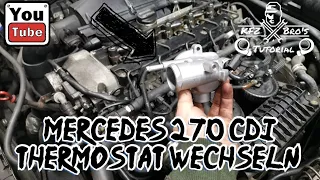 Mercedes W210 270 CDI Thermostat wechseln | Anleitung | Change Thermostat | Changer le Thermostat