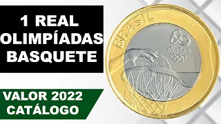 Moeda de 1 Real Das Olimpíadas - Basquete | Valor Atualizado