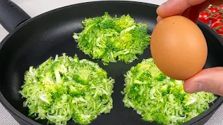 The most delicious broccoli recipe🔝 Simply grate the broccoli and add the eggs!