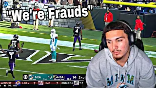 We're Done... WE'RE F*****G DONE!!!!! Fins Fan Reacts To Ravens Vs Dolphins 2023 Week 17 Highlights!