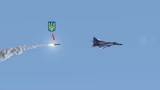 Deadly minute! Mikoyan plane crew Russian MiG-29 attempts to escape Ukrainian missiles | ARMA
