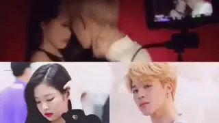 Jennie (BLACKPINK) and Jimin (BTS) Do they almost kiss?