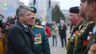 Военный парад, посвященный 74-ой годовщине Победы в Великой Отечественной войне.