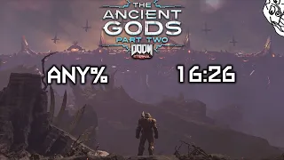 [WR] DOOM Eternal The Ancient Gods: Part Two, Any% Restricted in 16:26