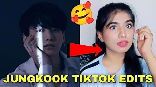 BTS Jeon Jungkook Hard Stan TikTok Edits - Reaction | Parisa Reaction