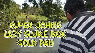 Best DIY Gold Pan Sluice Box cheap and lazy