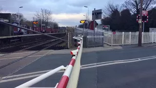 Bare Lane Station Level Crossing (Lancs) Saturday 31.03.2018