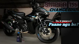 SNIPER 155 R CHANGE OIL|BASIC MAINTENANCE|TUTORIAL|DIY|JEFFOGITV