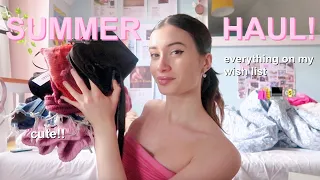 BUYING EVERYTHING ON MY WISHLIST 🎀 || summer haul