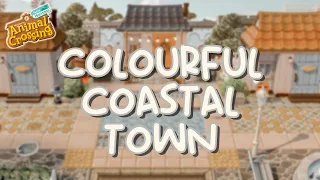 Colourful COASTAL TOWN Island Tour! // Animal Crossing New Horizons