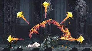 The Burnt Apostate Boss Fight (No Damage) in The Last Faith