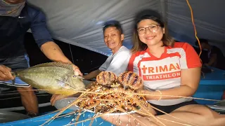 Dami talaga LOBSTER AT SURAHAN dito | Night dive kasama ang bisita, catch and cook