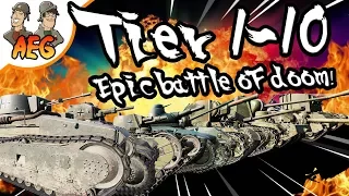 Tier 1-10 Epic Battle of DOOM!