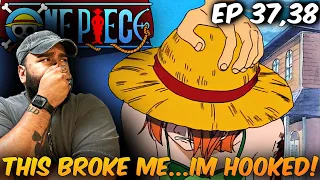 WALK TO ARLONG PARK!...Naruto Fan watches One Piece for the first time | Ep 37-38