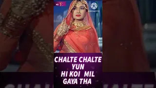 Chalte chalte yunhi koi mil gaya tha | Chalte chalte song | Pakeezah movie | Hindi song #remix