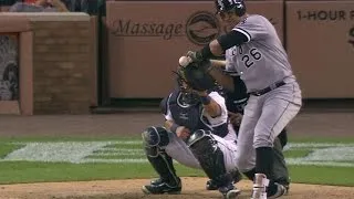 CWS@DET: White Sox challenge foul, call stands