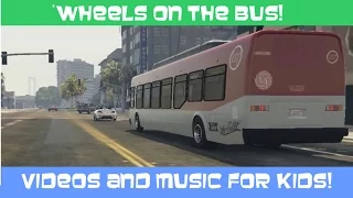 WHEELS ON THE BUS buses cars trucks nursery rhymes for kids and toddlers!