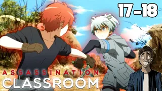 Nagisa VS Karma | Assassination Classroom Season 2 Episode 17 and 18 Blind Reaction